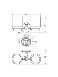   ART&MAX Antic Crystal :  AM-E-2688SJ-Br