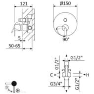  Cezares LEAF-VDIM-L-NOP , ,   ,  