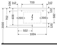  Duravit Light and mirror 100070035    , , ,  LM7857D00