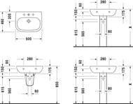  DURAVIT D-CODE 600460175   ,  23106000002