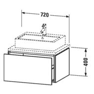      Duravit L-Cube 720400547 1 ,   LC581102222