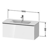    Duravit D-Neo 1010x440462 , 1 ., - .DE4263004070000