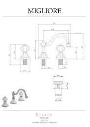    Migliore OLIVIA  3 .,  /, / ML.OLV-5825.BI.DO