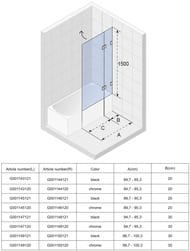    RIHO VZ SCANDIC NXT X109 (900x1500) ,  G001146121