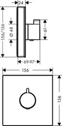  Hansgrohe ShowerSelect Highflow 15734400 ,  , /, 