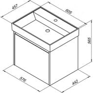    Aquanet Nova Lite 60 242570 (580435477) , 1+1 ,  