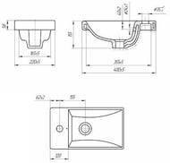  Aquanet Moduo 40 (Cersanit) 400222 , , ,  245869