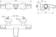 Ideal Standard CERATHERM T25   / A7544XG , ,  