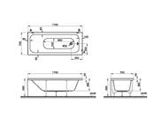   Vitra Optimum Neo 170x70   64530001000