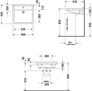   DURAVIT STARCK 3 600545160     0312600000