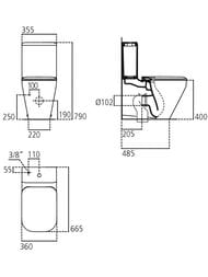 ! - Ideal Standard Lux TONIC II AQUABLADE 555665790  , 