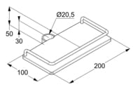  KLUDI COCKPIT   , 100x200,  6410110-00