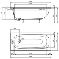   Ideal Standard i life 1600700450 ,  ,  T475801