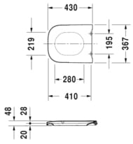    DURAVIT HAPPY D.2  , ,  /. 0064591300