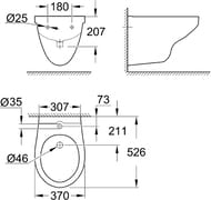  Grohe Bau Ceramic 39433000  (370410526)