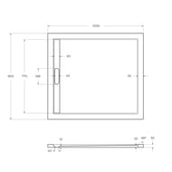   CEZARES (100090030)  ,  TRAY-AS-AH-100/90-30-W