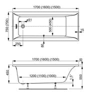   VAGNERPLAST VERONELA 170 (1700750450) ,  VPBA170VEA2X-04