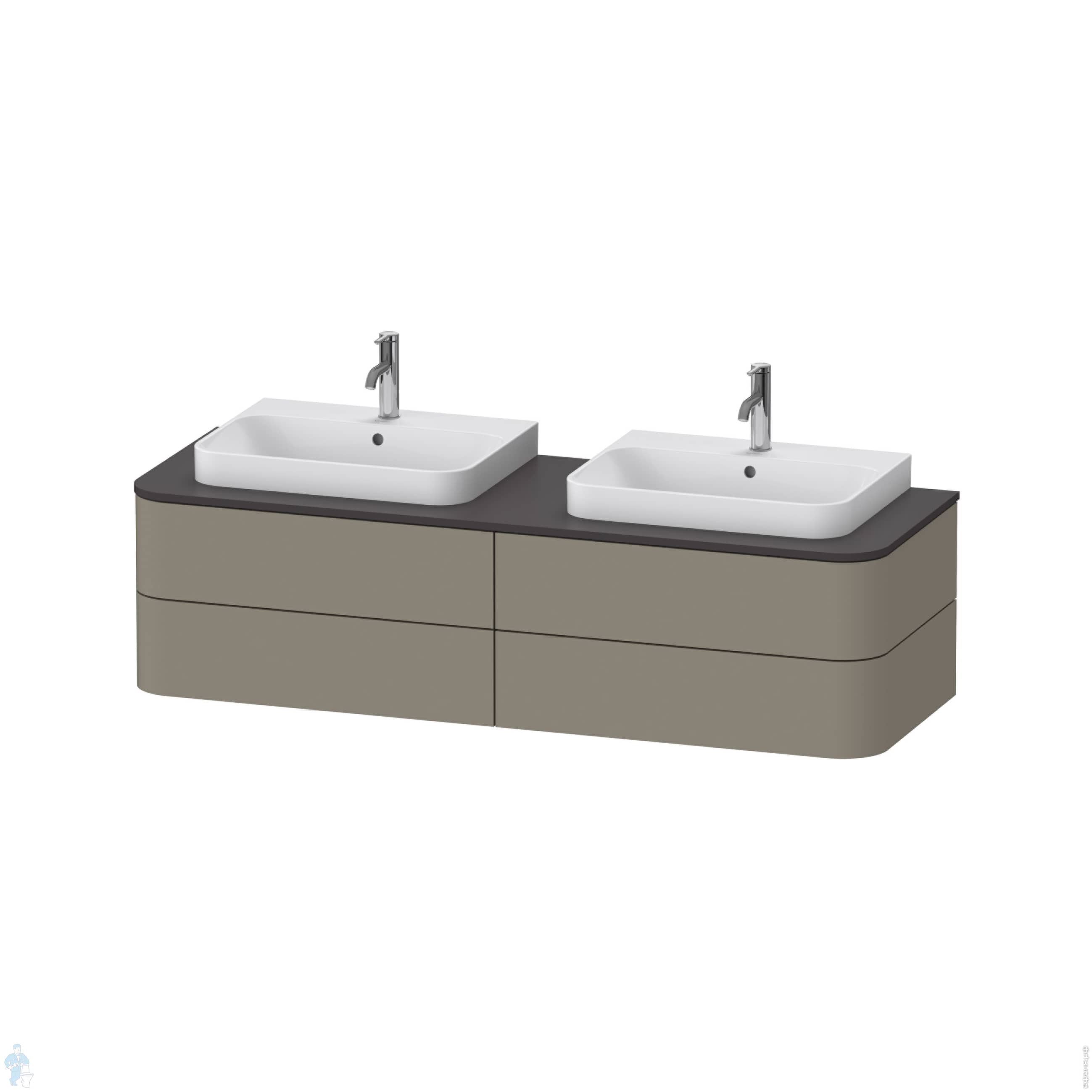 Duravit Happy d.2 Plus тумба подвесная