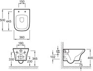  Jacob Delafon E33131RU   +  Vox,    E21770RU-00