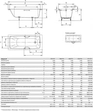   Kaldewei CAYONO 750 (1700750410) ,   easy-clean+anti-slip