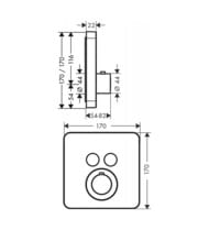  Axor ShowerSelect S 36707990   , . 