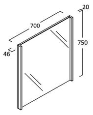  Berloni Bagno Joy (70040750) c  Led  2-  SBD0700M