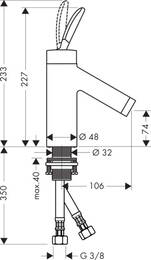  Axor Starck Classic 10018  ,    ,  106 