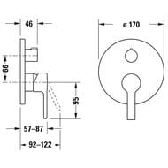  Duravit B.2        B25210012010