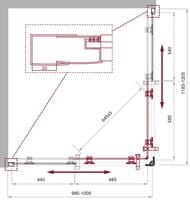   BelBagno Uno (1188-1200988-10001850) UNO-195-AH-2-120/100-C-Cr  ./