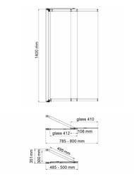    WasserKRAFT Dill 8001400 61S02-80 Fixed  ,  ./ 