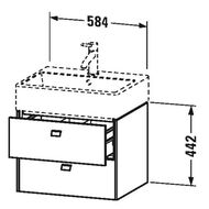    Duravit Brioso (584459442) , 2 ,   BR415301022