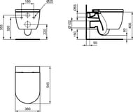   Ideal Standard BLEND CURVE 360545340   ,  T3749V1