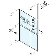  Novellini Kuadra H 16003000  . ., ,  ,  R80KUFRISOFS-H160/300