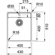  Franke MARIS MRX 210-40TL (430510180)   ,   127.0544.021