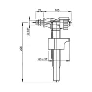     ALCAPLAST A15P 3/8"  