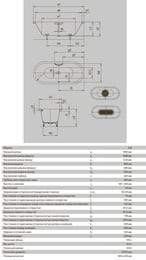   Kaldewei CENTRO DUO OVAL .128-1 1800800460 ,  282800010001