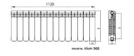   Rifar ALUM VENTIL VL 500   , 14 , 50, 2604 