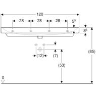  Geberit Smyle Square (1200480165) , 2 .    500.253.01.1