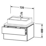      Duravit L-Cube 720400547 2 ,   LC581602222