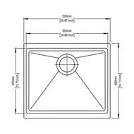  TOPZERO Miranda 530.460-07 (530x460x200) , Ice