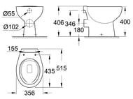 !  Grohe Bau Ceramic  357400515 ,    