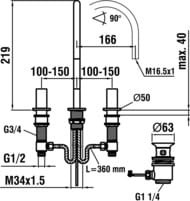    Laufen KARTELL  3 ,  ,  3.1233.3.004.221.1