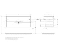    CEZARES DUET-1200-2C-SO-GR-P (1170x450x500) , 2 , : 