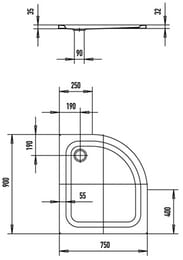   Kaldewei Zirkon 75090035 .502-1  455600010001