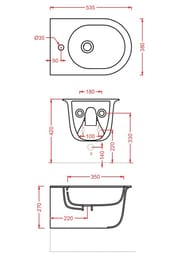   ArtCeram Chic 380530420 , , , : portoro gold CHV001 48 00