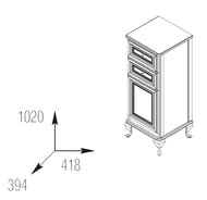  Caprigo  bianco alluminio 4181020394  10661R-B016