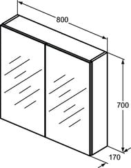 - Ideal Standard MIRROR&LIGHT (800700170) , ,   T3442AL