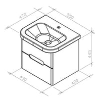     RAVAK Chrome SD 550 (490420445) / X000001289