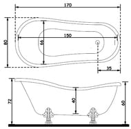  Gruppo Treesse Epoca V5071 1700x800x720 CrystalTech, , ,  