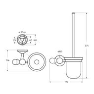     ART&MAX Antic Crystal :  AM-E-2681SJ-Br